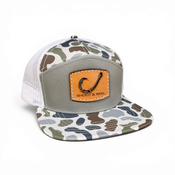 Brackish Hook Cut Out Patch Flatbill Hat