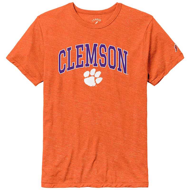 Clemson Victory Falls Arch Short Sleeve T-Shirt in Orange