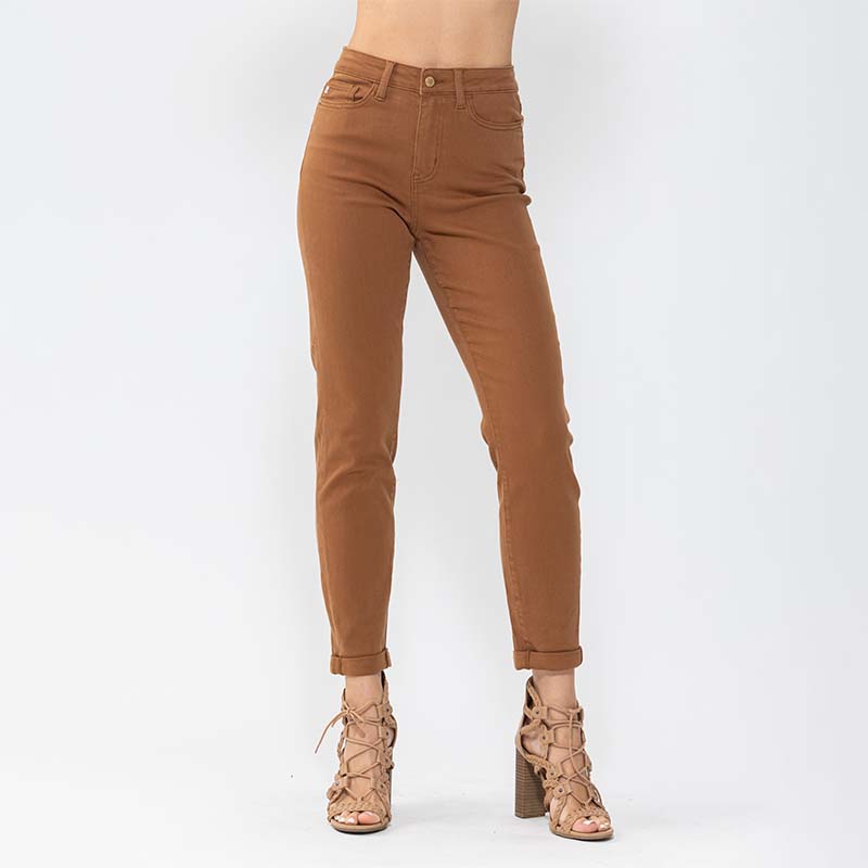 Brown High Rise Skinny Jeans