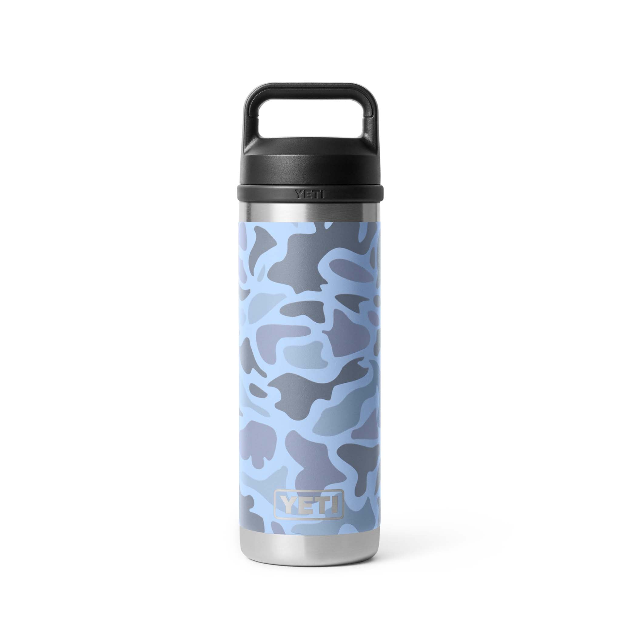 【新品・希少】YETI Rambler 18oz Bottle カモ迷彩　限定 YETI® Blue Camo Rambler 18oz. Chug Bottle | Palmetto Moon