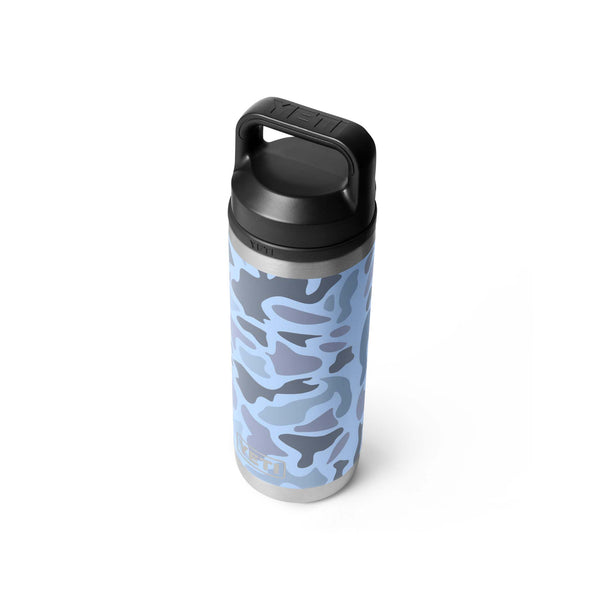 Blue Camo Rambler 18oz Chug Bottle
