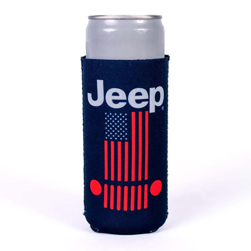 Jeep Stars and Stripes Slim Can Holder