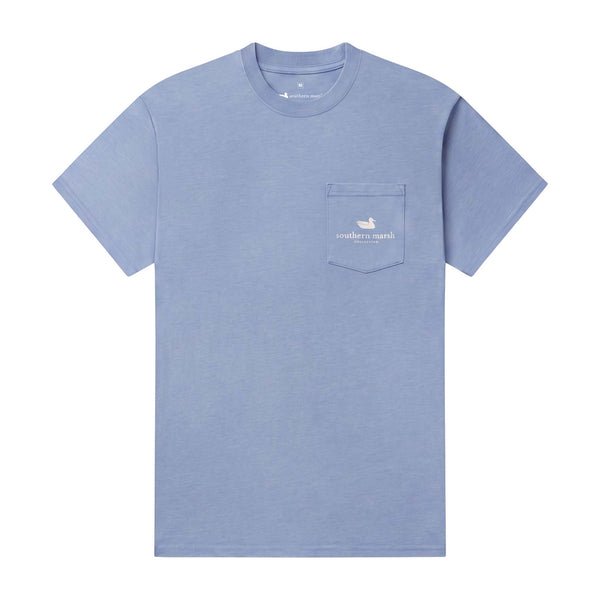 Good Boy Short Sleeve T-Shirt in Washed Blue