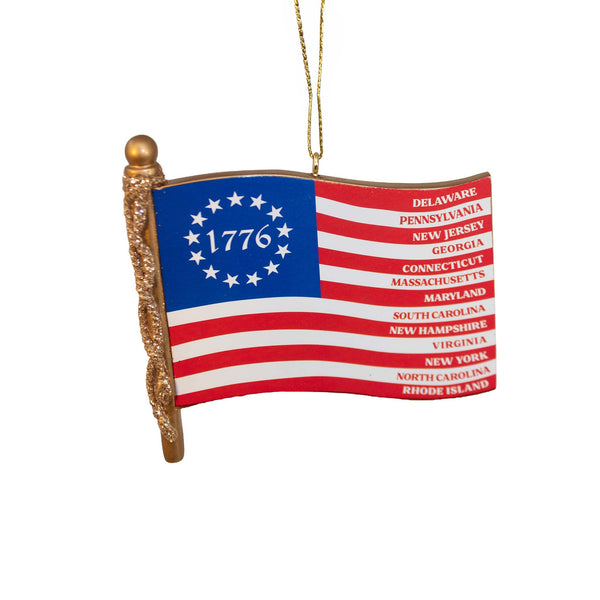 America 250 Flag Ornament