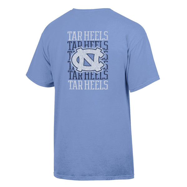 North Carolina Tar Heels Repeating Logo Short Sleeve T-Shirt