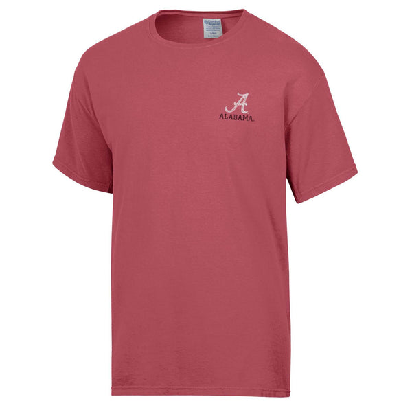 Alabama Crimson Tide Repeating Logo Short Sleeve T-Shirt