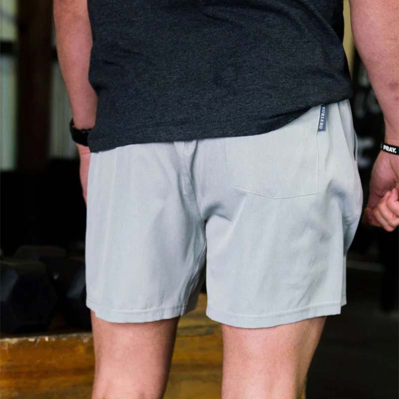 man wearing burlebo athletic shorts