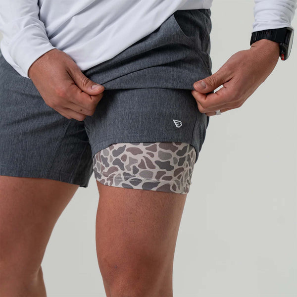 Athletic Shorts in Grizzly Grey