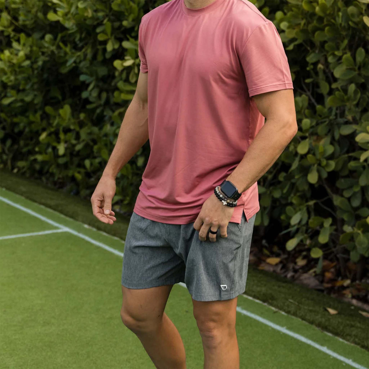 Athletic Shorts in Grizzly Grey
