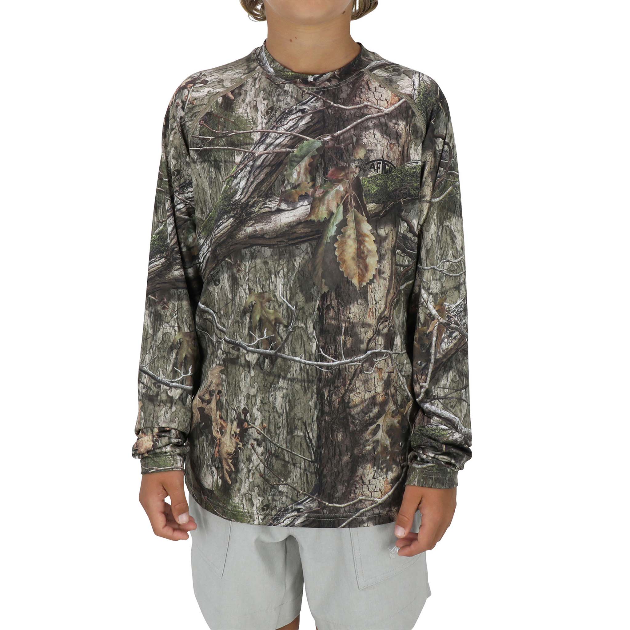 Youth SPF Long Sleeve T-Shirt Camo