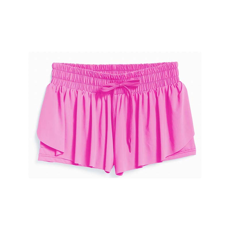 Short Fille United Colors Of Benetton - Coupe Regular, Élastique à La Ceinture, Cordon De Serrage, Logo Brodé - 2