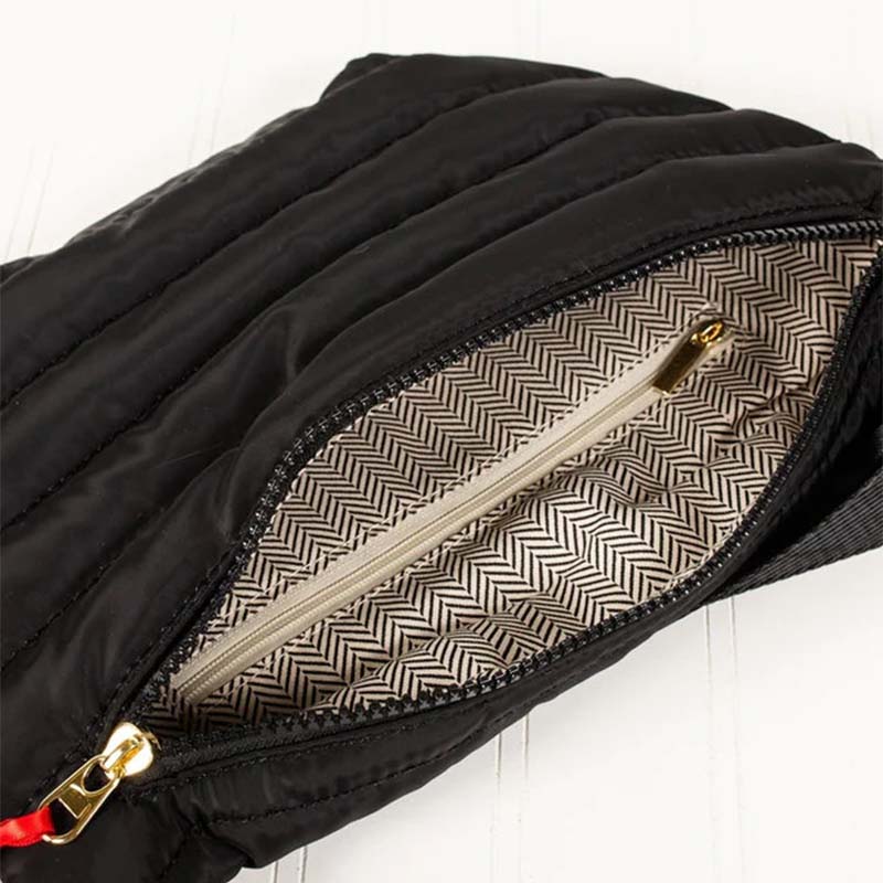 Jolie Puffer Belt Bag inside