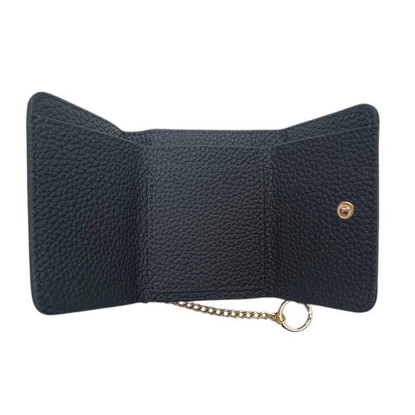Mini Keychain Coin Purse Wallet in Navy