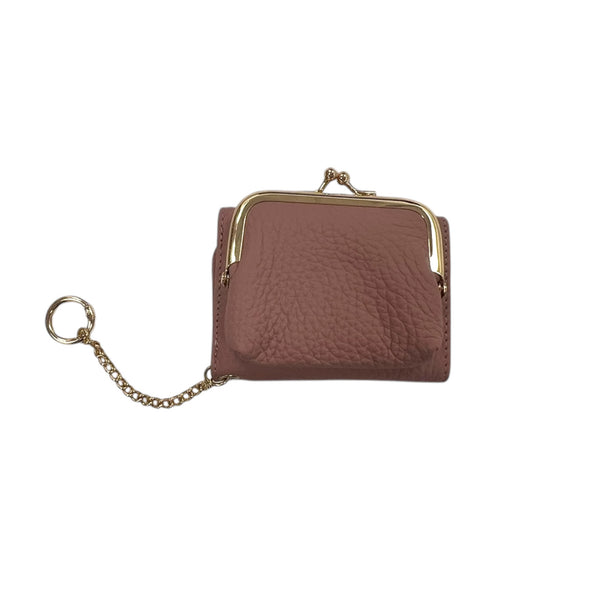 Mini Keychain Coin Purse Wallet in Pink