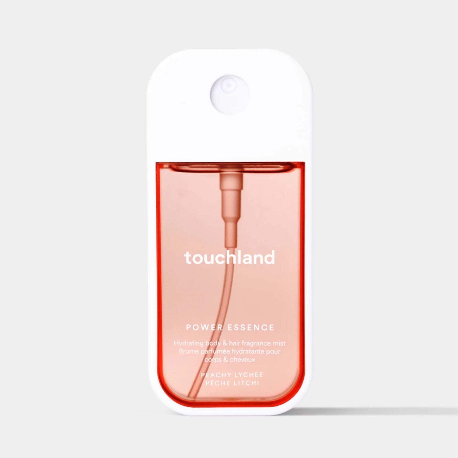 Touchland Peachy Lychee Body & Hair Fragrance Mist.