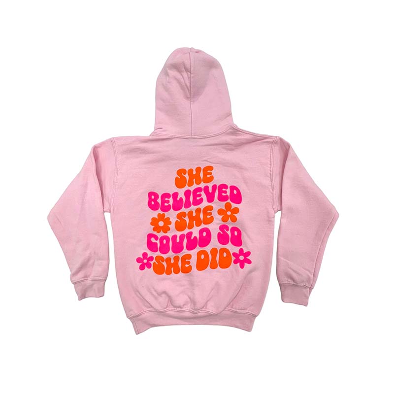 Youth She Believed She Could So She Did Hoodie