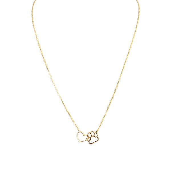 Heart & Paw Necklace