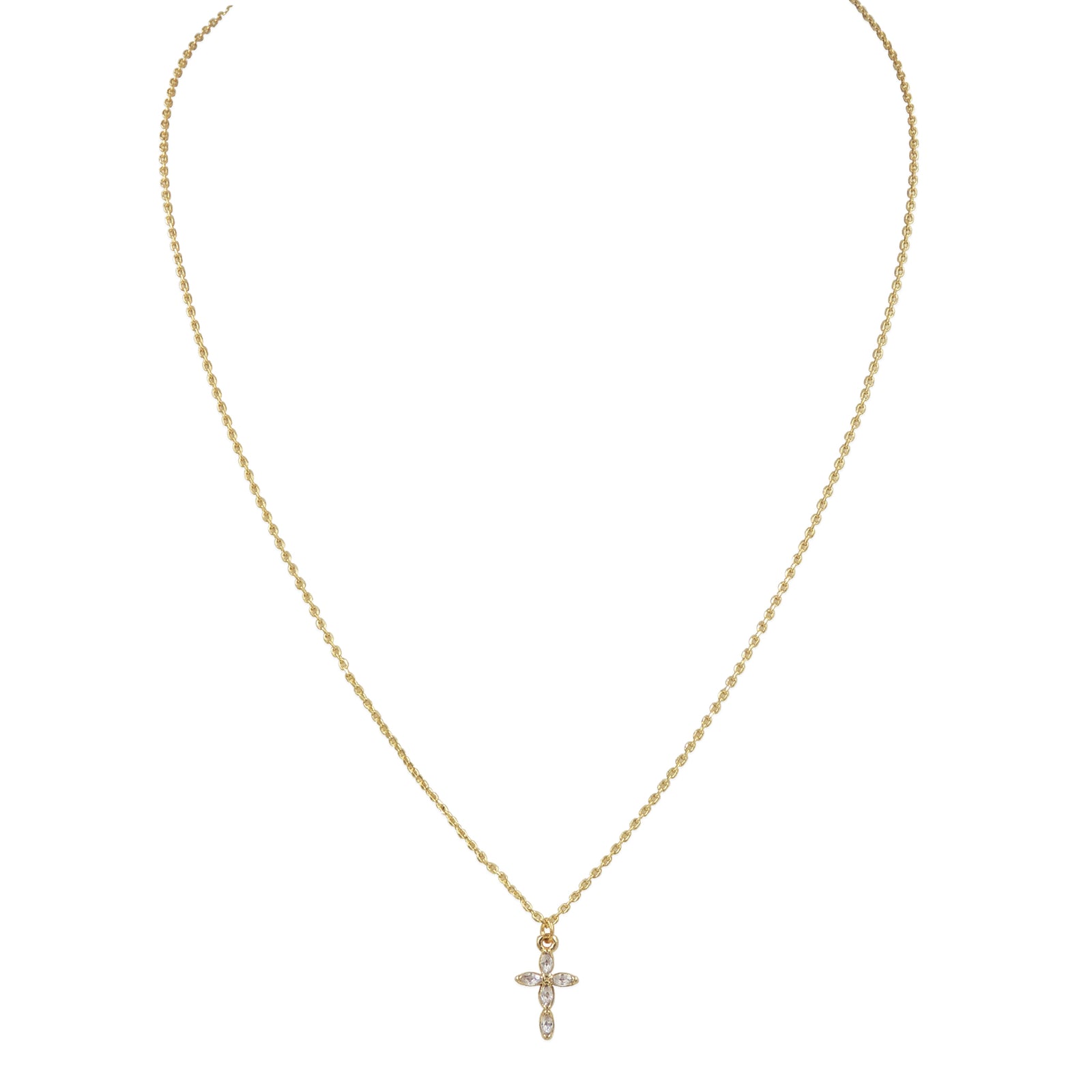 Gold Cross Necklace