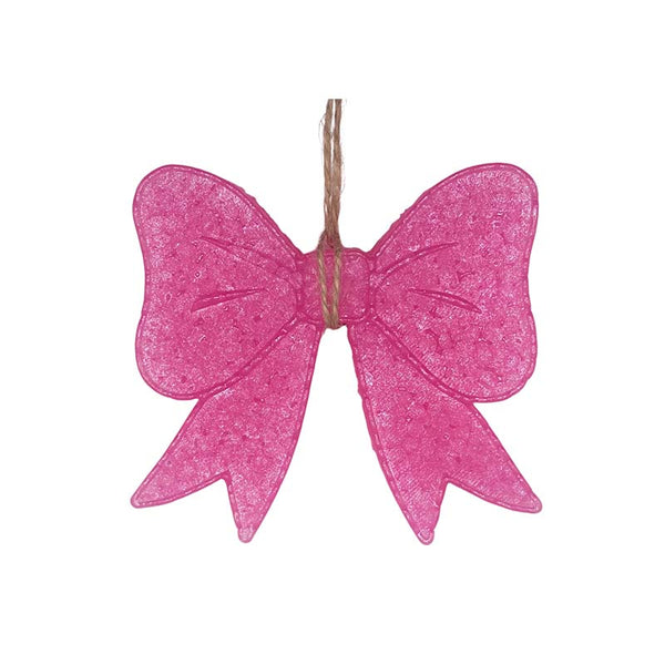 Funky Freshies Bow Air Freshener, color pink, scent Sweet Grace.
Funky Freshies by Funky Fleur De Lis hanging air freshener with a decorative bow shaped design, used to freshen spaces like cars, closets, bathrooms, and more; not edible and should be kept away from children and pets.
This Freshie comes ready to hang!