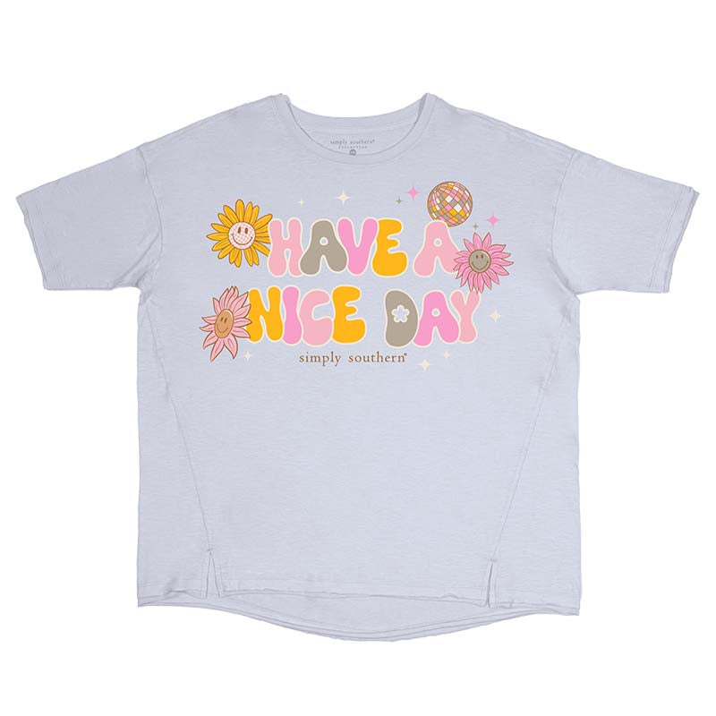 Have A Nice Day Oversized Short Sleeve T-Shirt