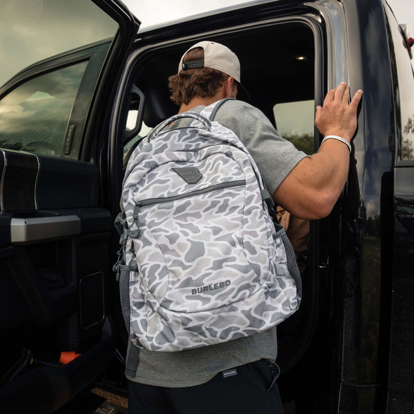 Backpack in White Camo