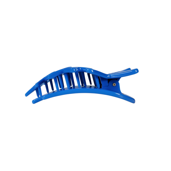 Medium Flat Shooting Stars Hair Clip in Blue