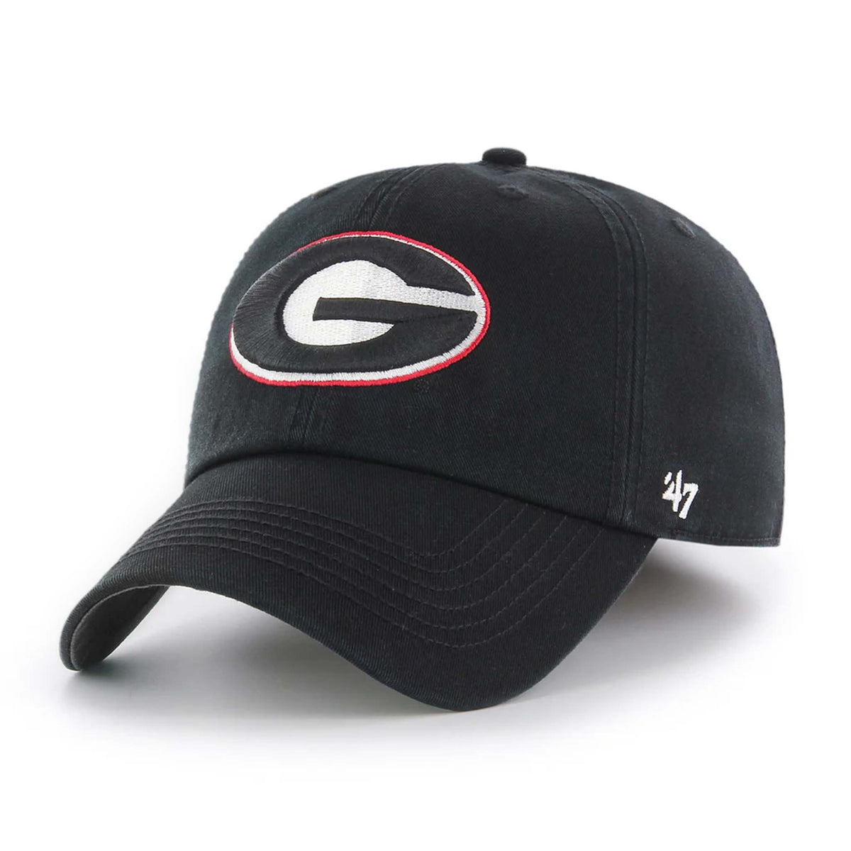UGA Clean Up Hat in Black