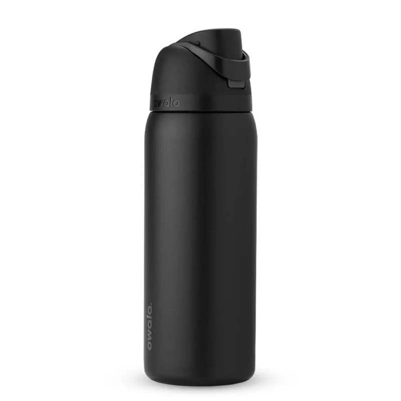 FreeSip® 32oz Stainless Steel Water Bottle in Very Very Dark