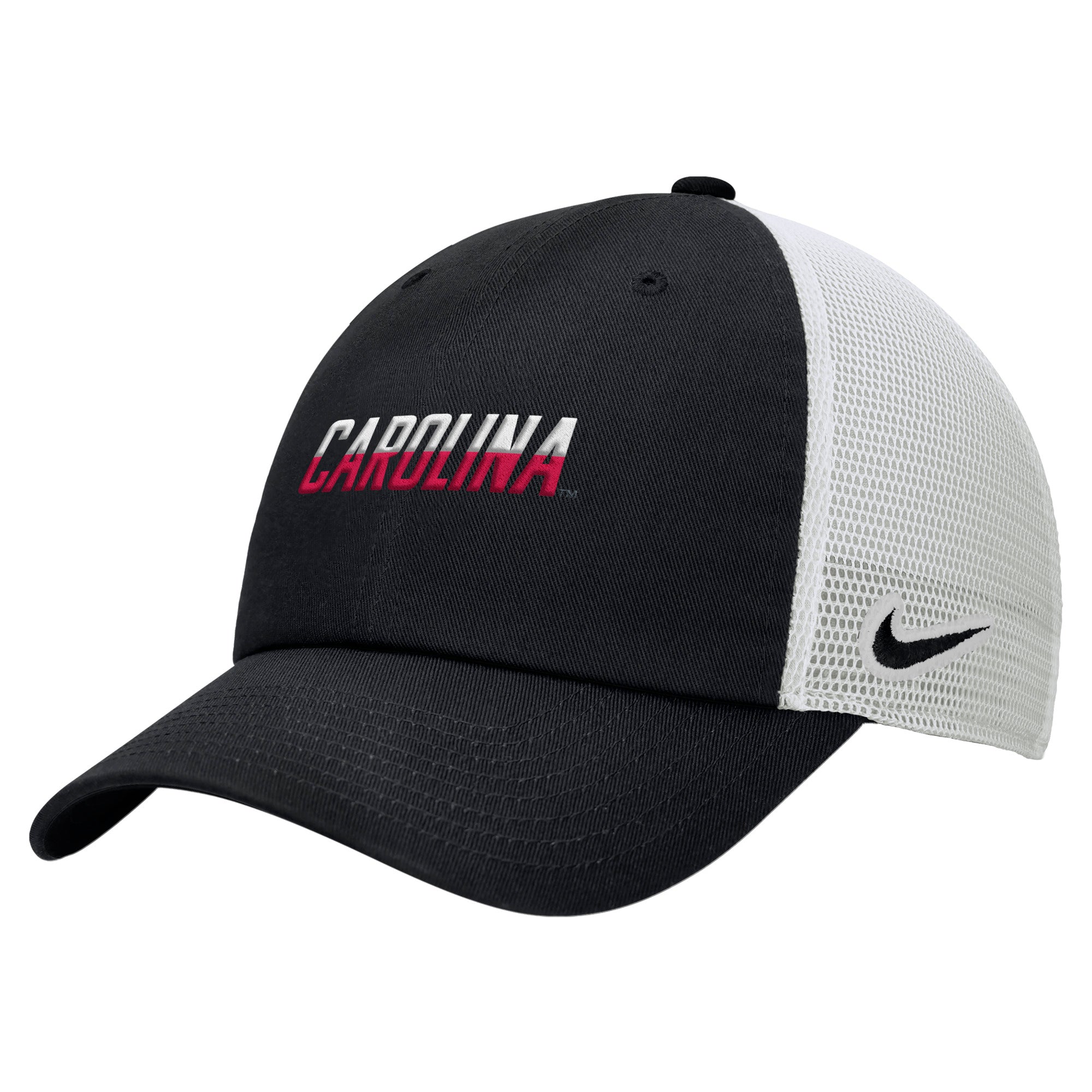 Nike Carolina Gamecocks Unstructured Mesh Back Hat in Black