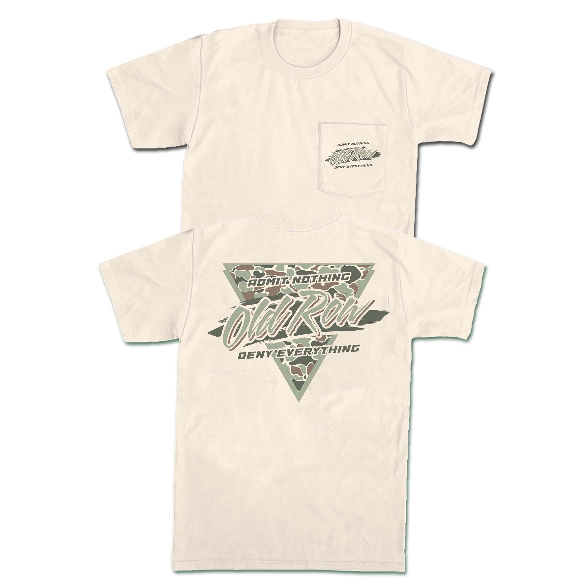 Old Row Camo Triangle Logo Short Sleeve T-Shirt