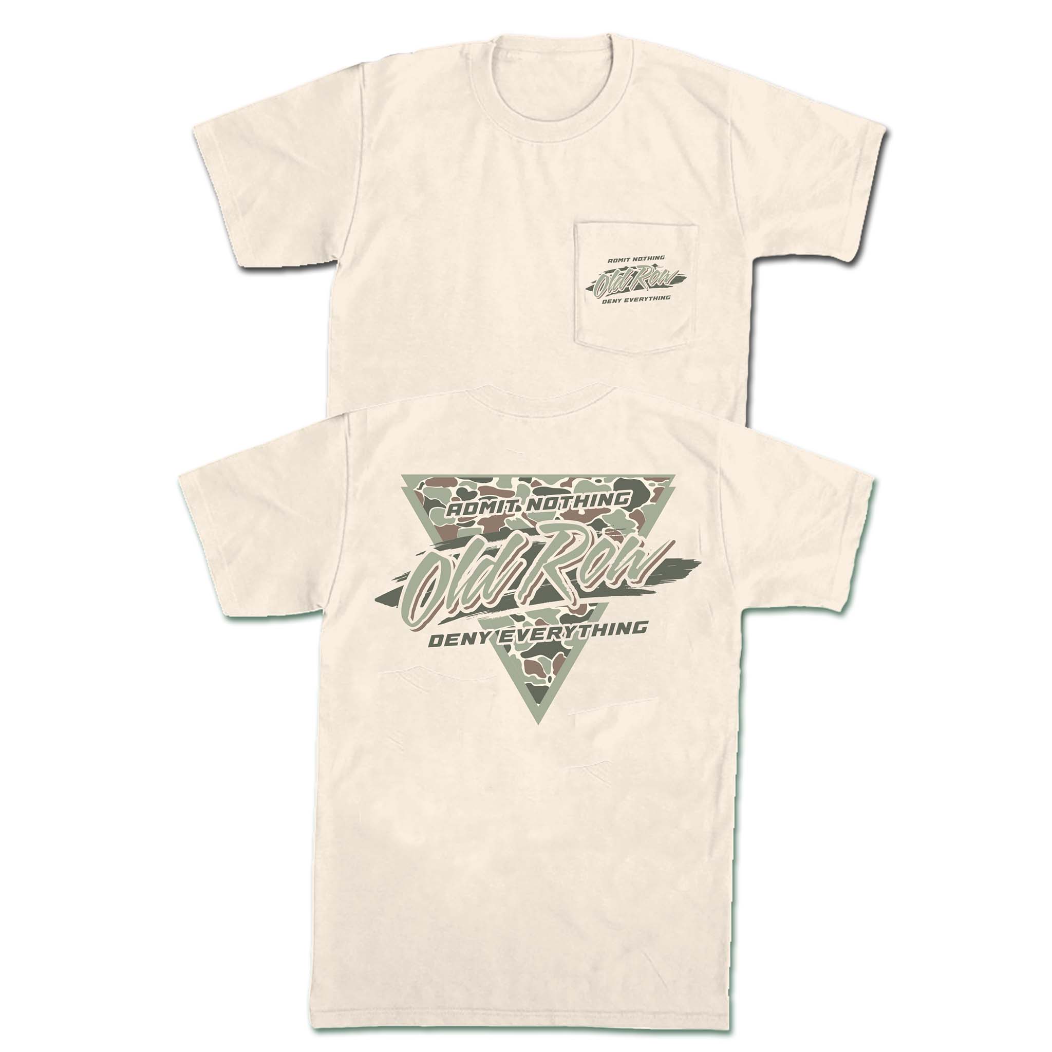 Camo Triangle Logo Short Sleeve T-Shirt