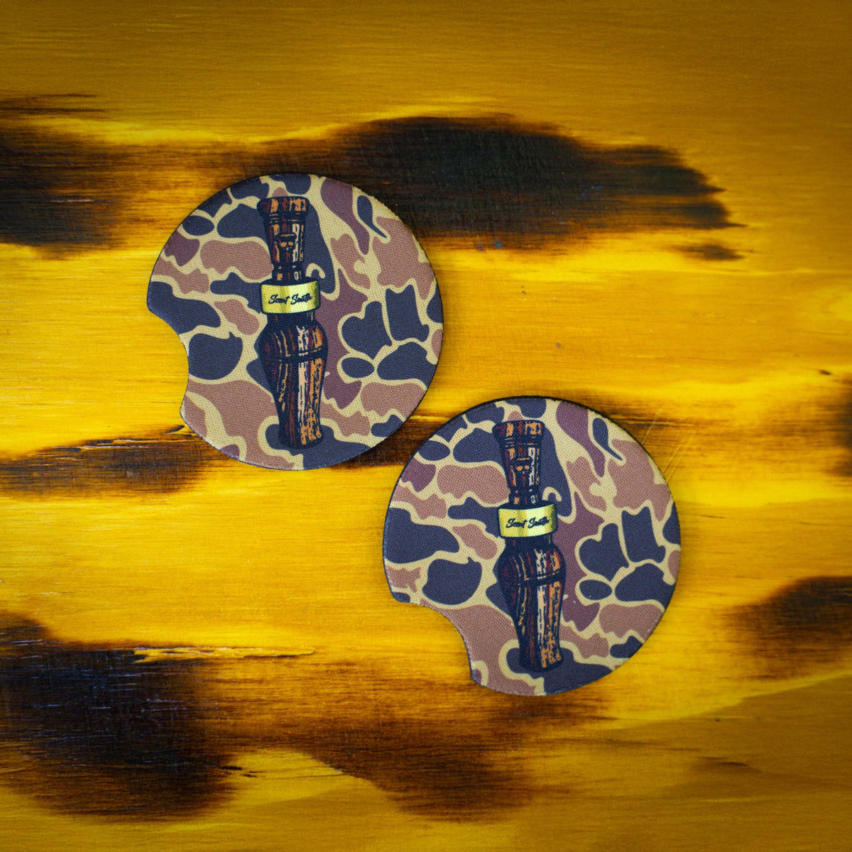 Scent South Duck Call Car Coaster 2-Pack