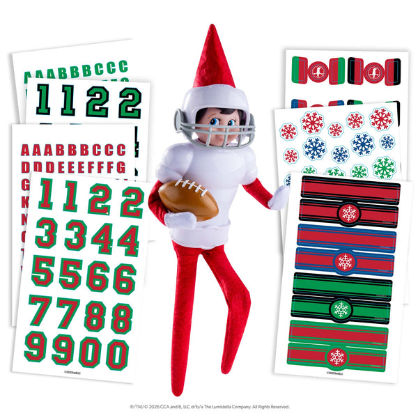 Claus Couture Collection® Jolly Jersey Custom Football Kit