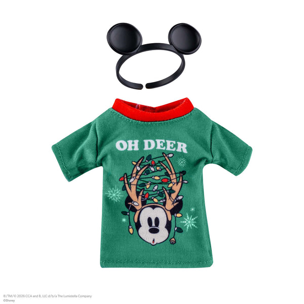 Claus Couture Collection® Disney's Mickey & Friends Oh Deer Tee Set