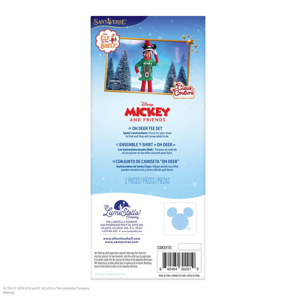 Claus Couture Collection® Disney's Mickey & Friends Oh Deer Tee Set