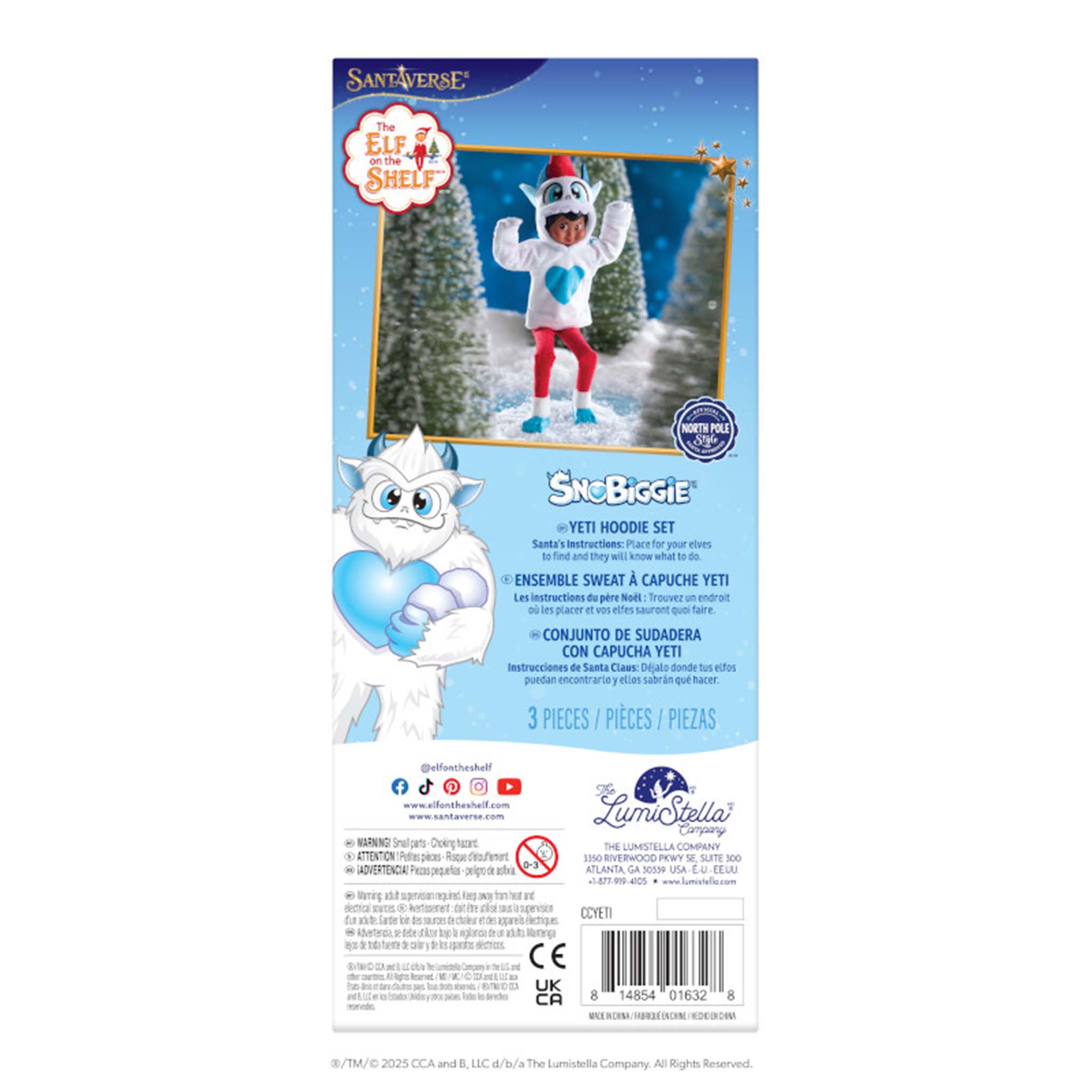 Claus Couture Collection® Yeti Hoodie Set