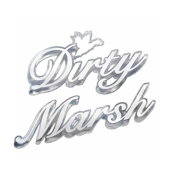 Dirty Marsh Chrome 10in Decal