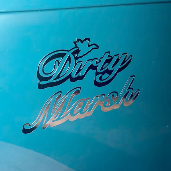 Dirty Marsh Chrome 6in Decal
