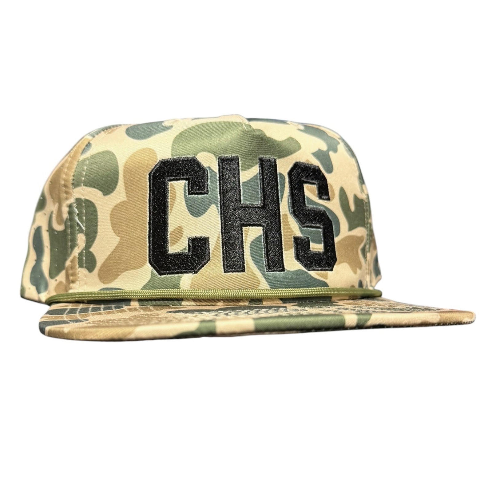 CHS Embroidered Trucker Hat in Camo