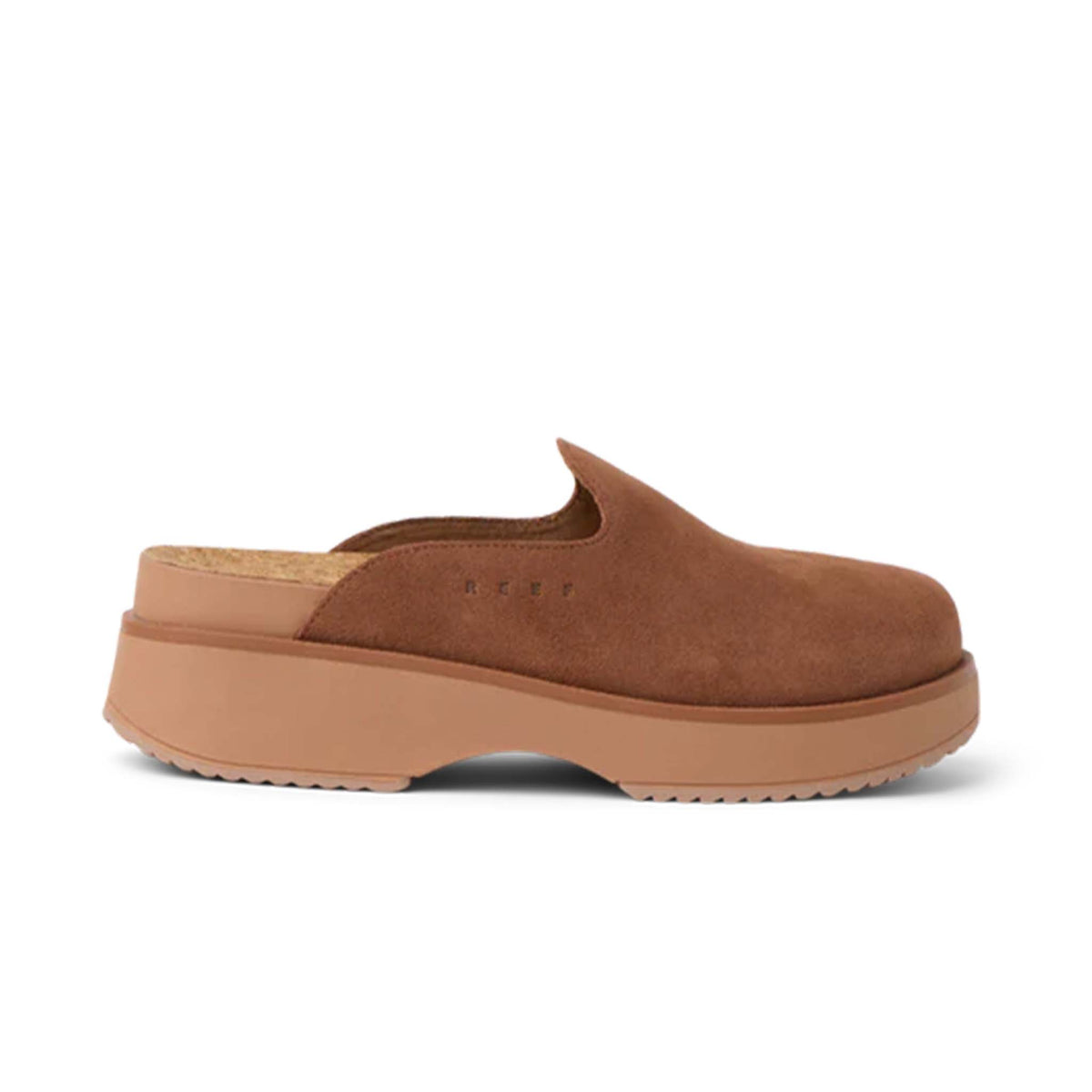 Reef Women's Vista Skye Clogs in Walnut Suede