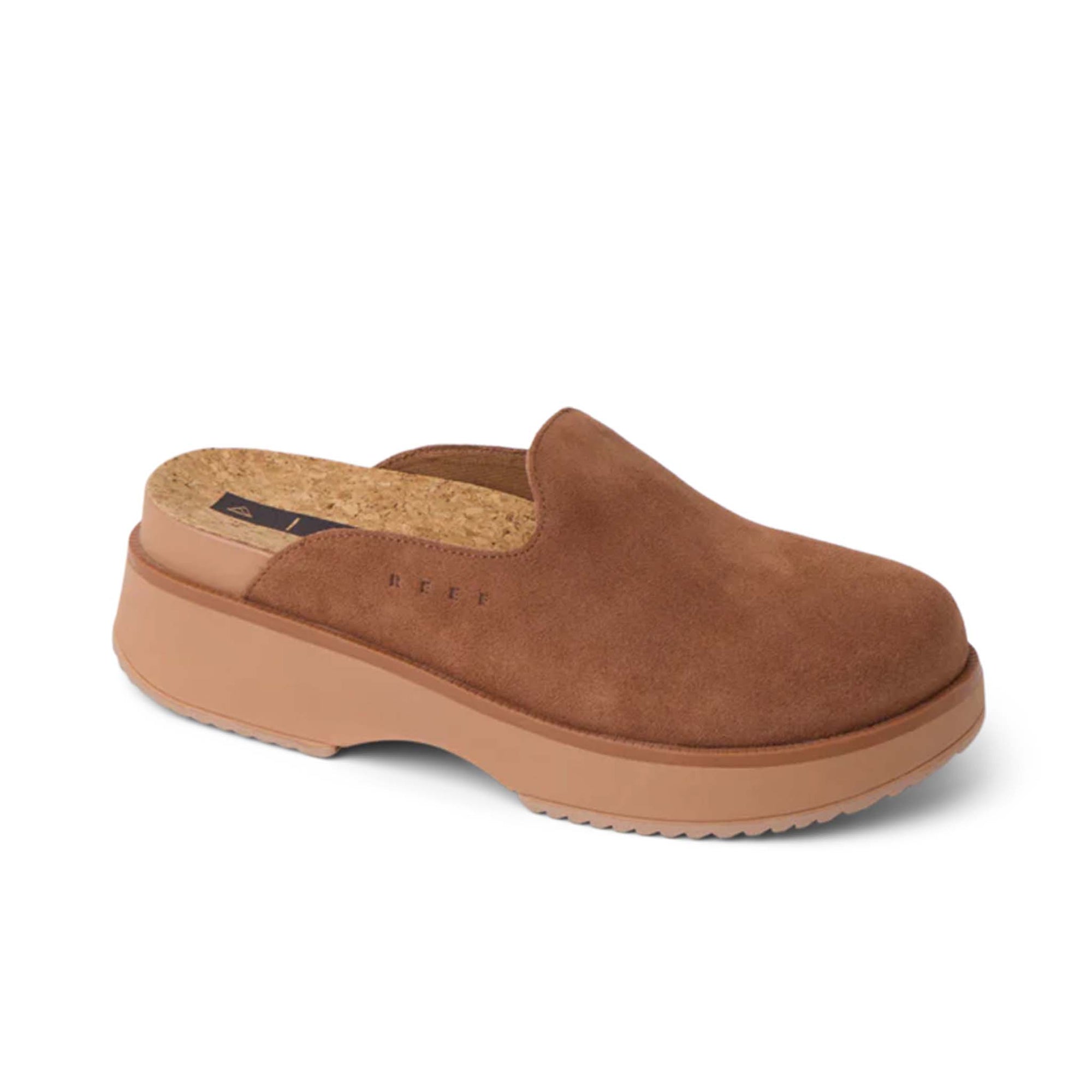 Reef Women's Vista Skye Clogs in Walnut Suede