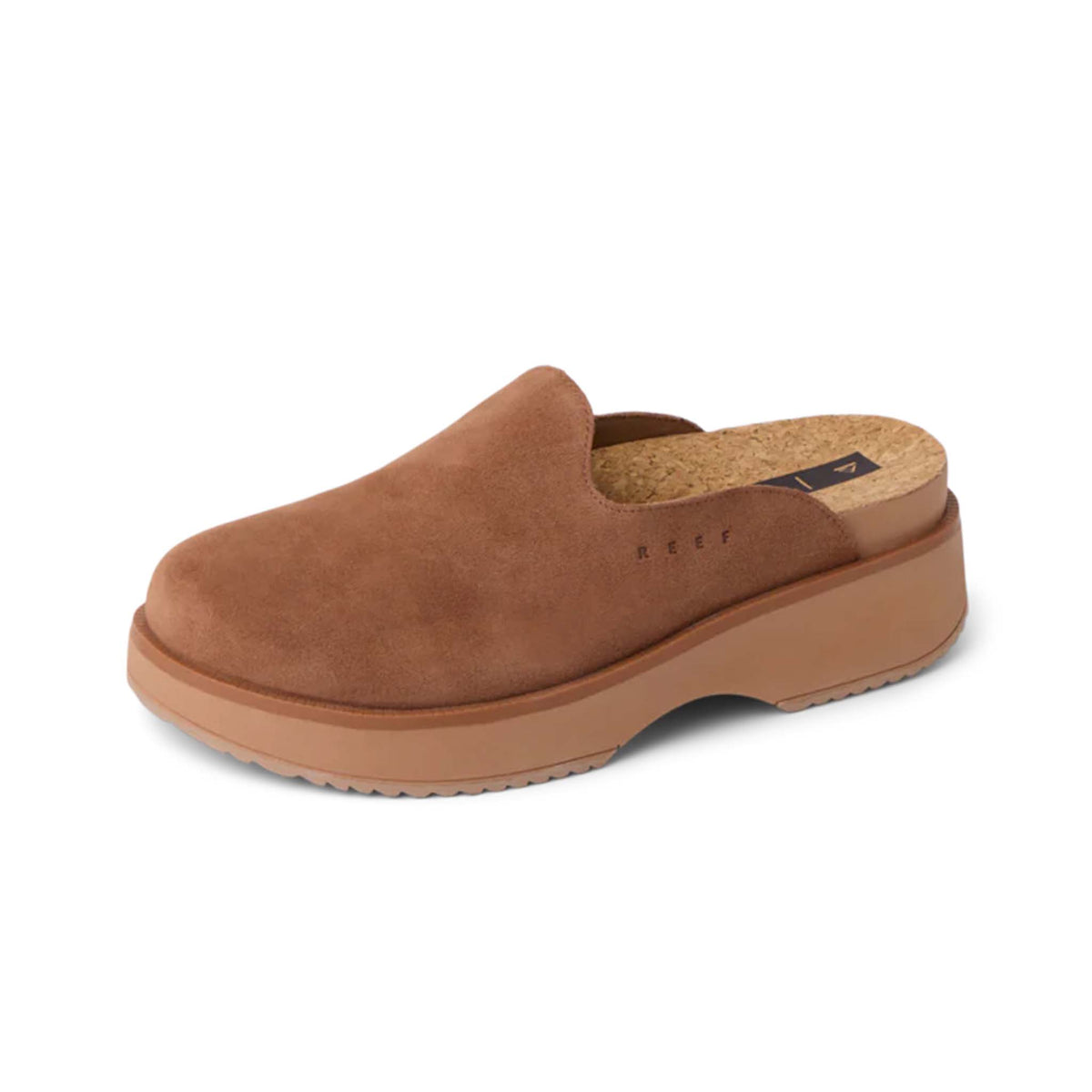 Reef Women's Vista Skye Clogs in Walnut Suede