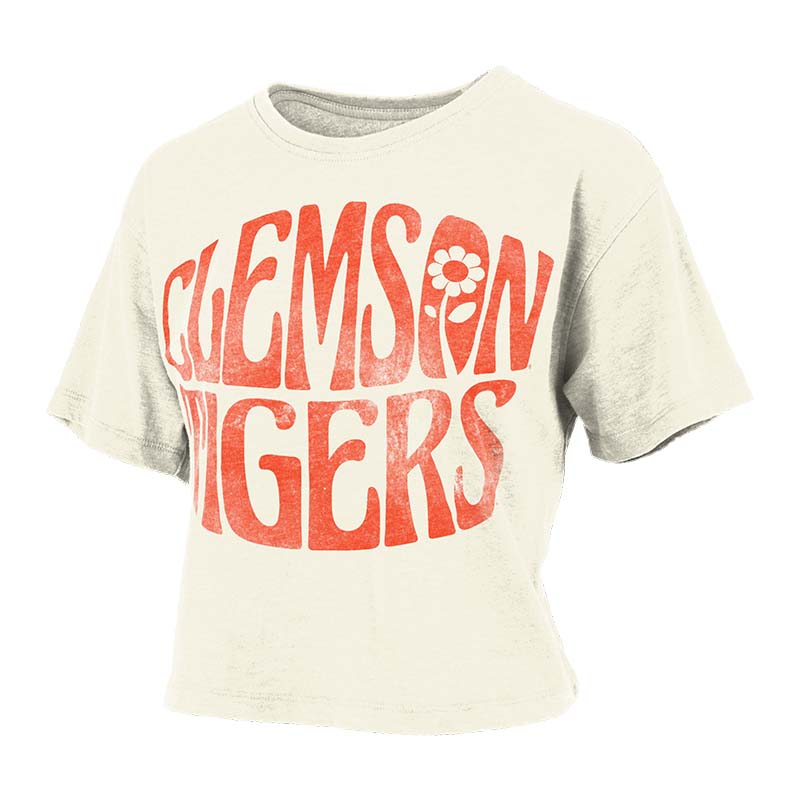 Clemson Goldie Vintage Waistline Short Sleeve T-Shirt