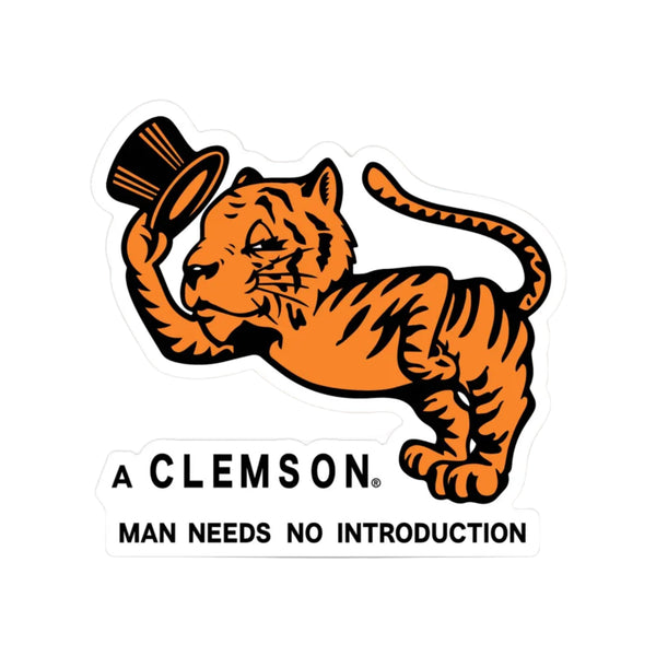 A Clemson Man Needs No Introduction 3 Inch Magnet