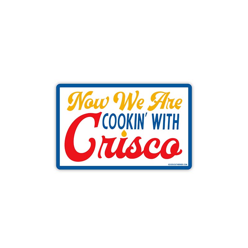 Cookin' With Crisco Sticker