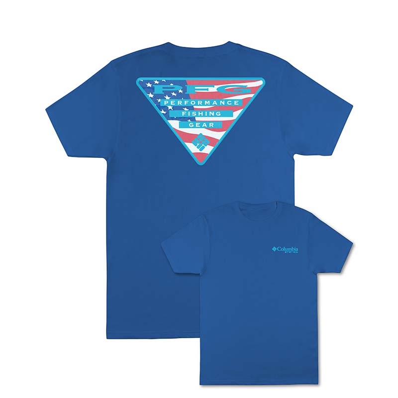 Flag Fill Triangle Short Sleeve T-Shirt
