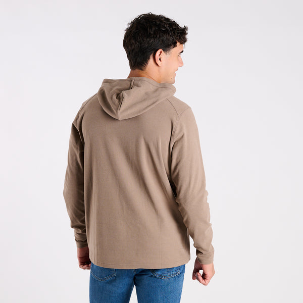 Mariner Soft Touch Hoodie in Teak