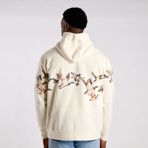 Beaufort Duck Hoodie in Ivory