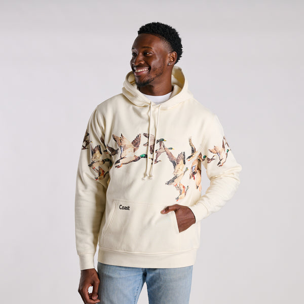 Beaufort Duck Hoodie in Ivory