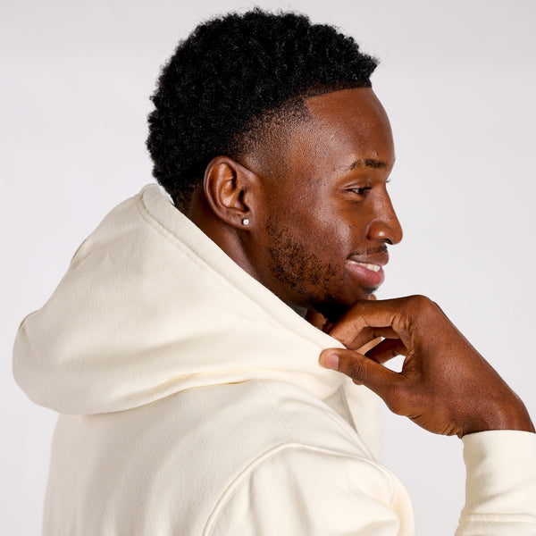 Beaufort Duck Hoodie in Ivory